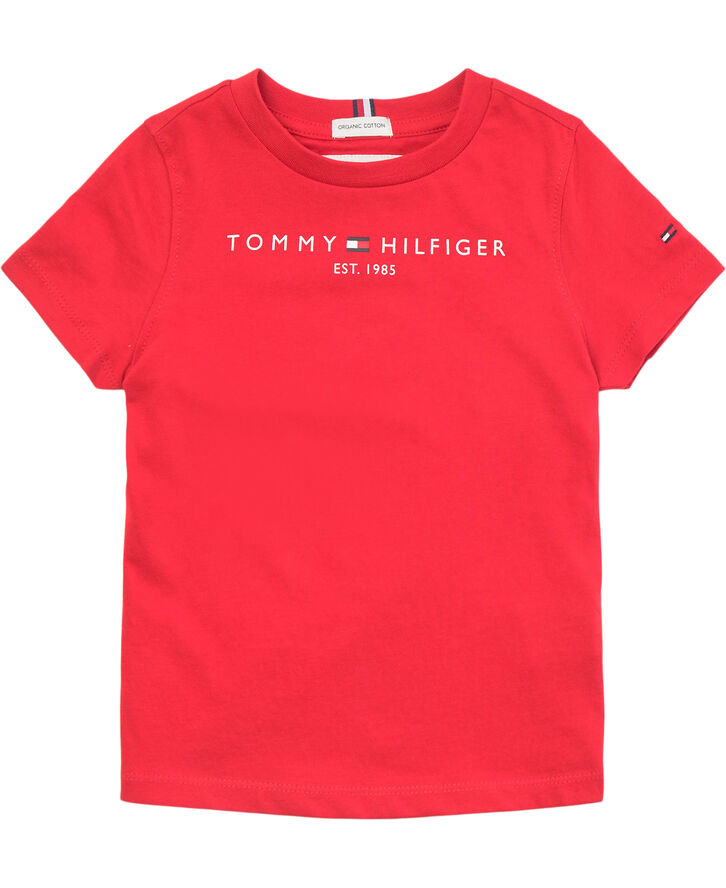 Tommy Hilfiger ESSENTIAL TEE S/S Deep crimson