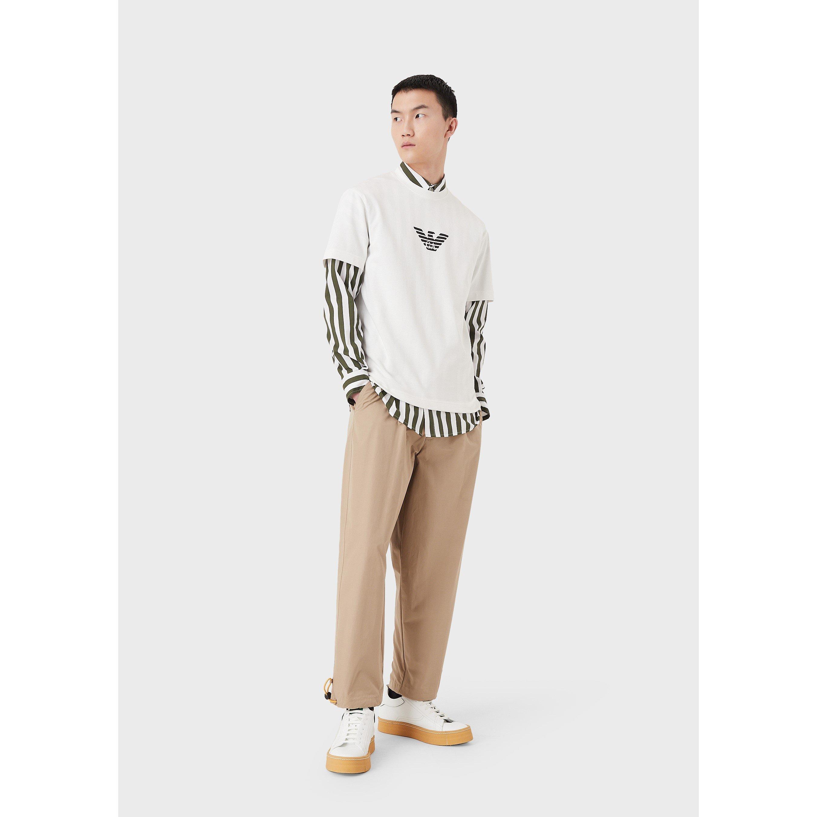 Emporio Armani Straight Leg Trousers