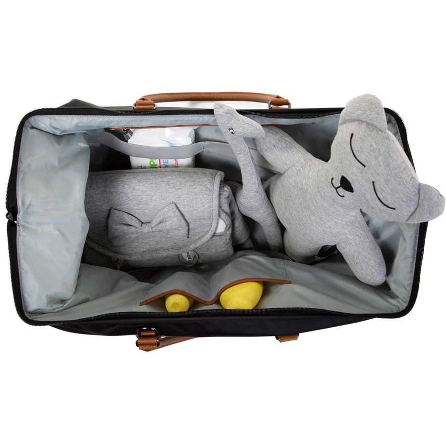 CHILDHOME Mommy Bag Groß Black Gold