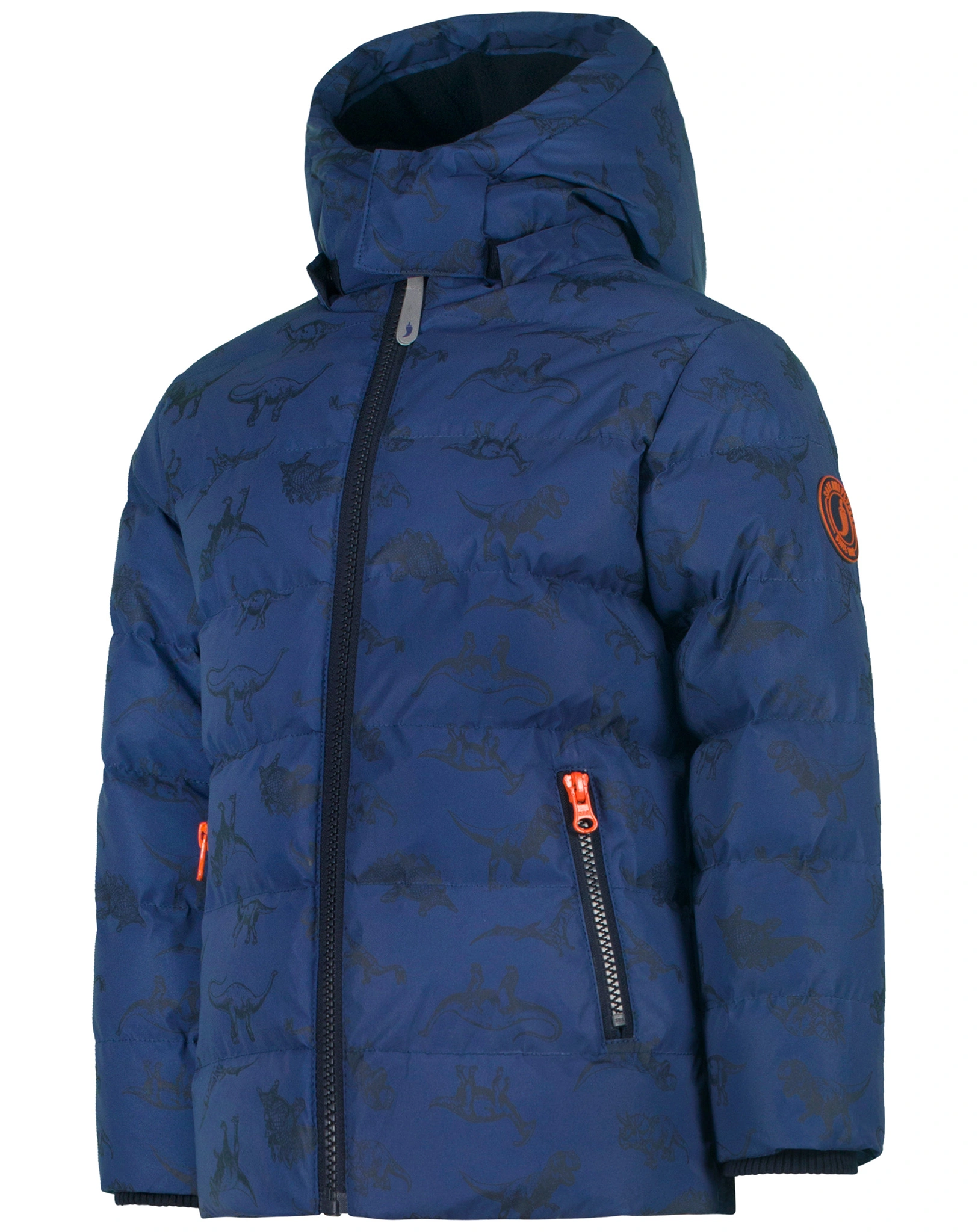 Steppjacke OUTDOOR - DINO AOP in night blue