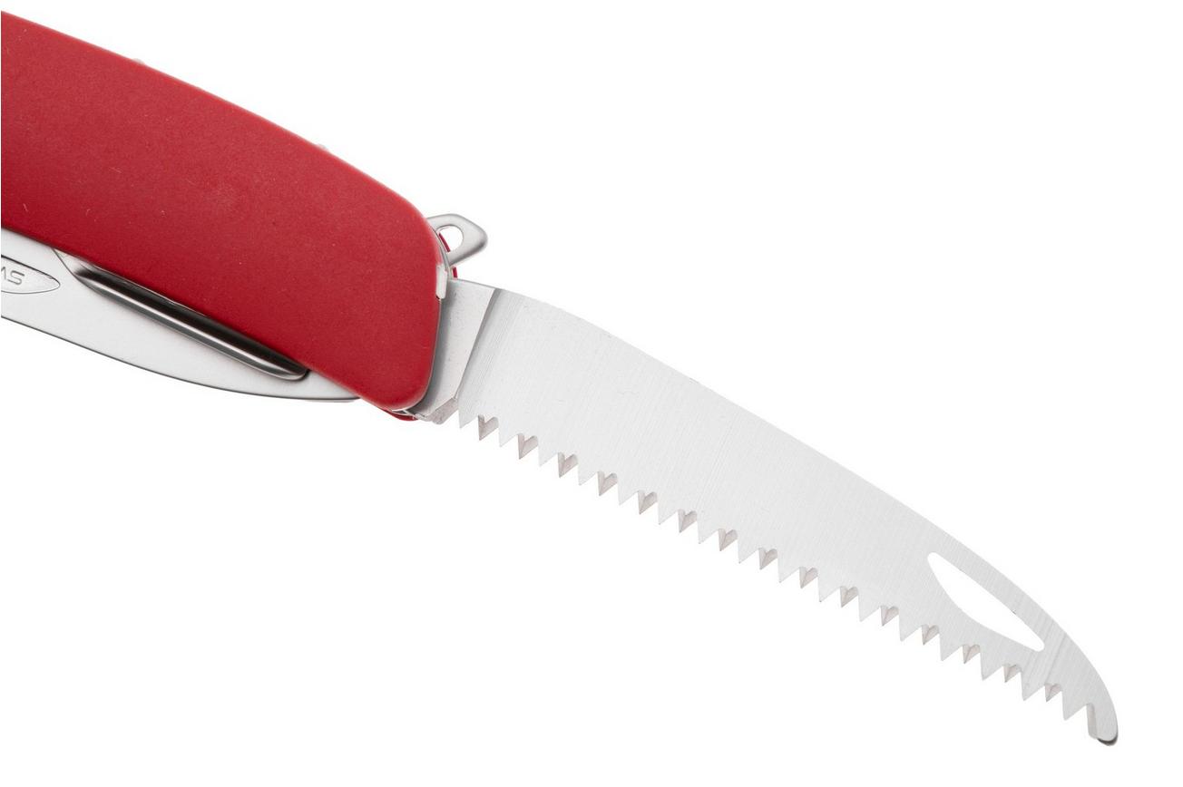 Swiza SH09 TR AM, KST.0136.1900, Red Helvetix, Zwitsers zakmes, partly serrated, 9 tools