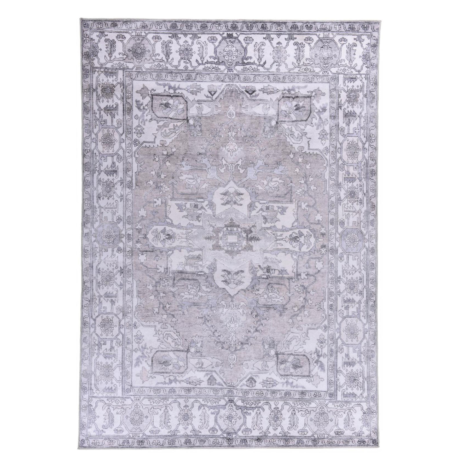 Teppich - beige - gemustert - 40x60 cm