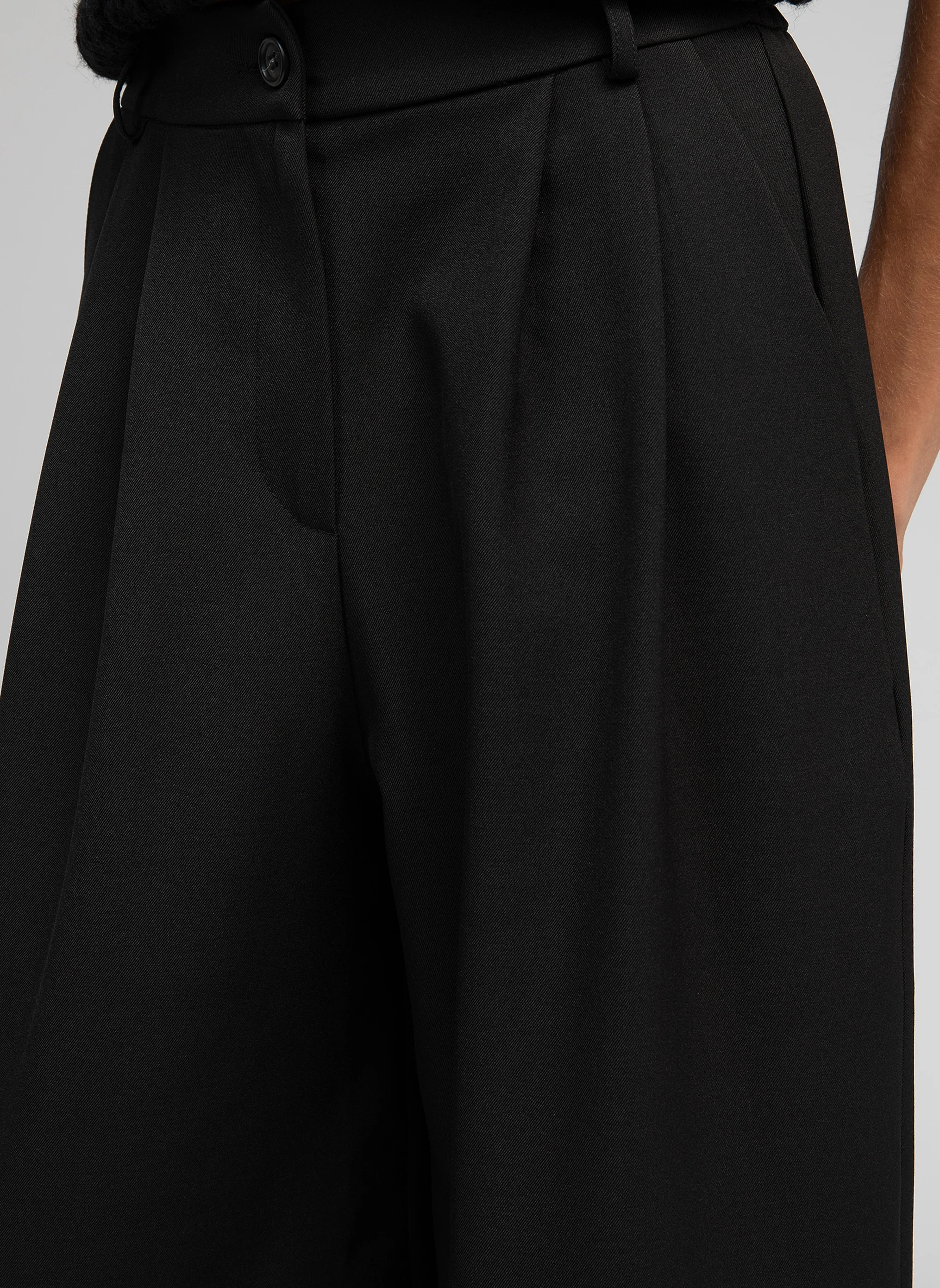 PEPINA - Pantalon large | Noir