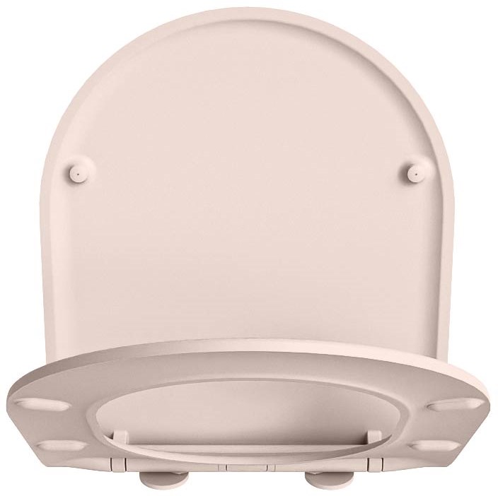 Mondiaz Lavie toiletzitting met softclose en quick release rosee