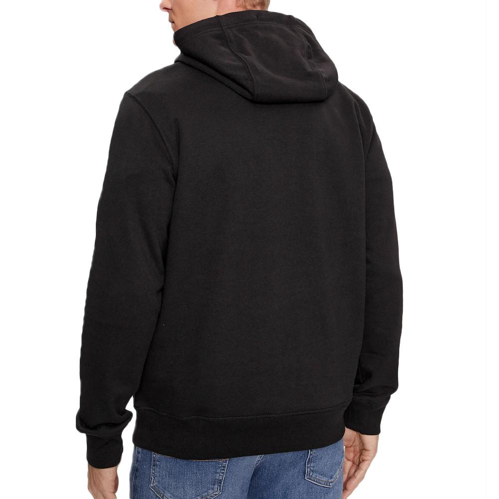 Tommy Hilfiger Sweat à Capuche Noir Homme Tommy Hilfiger Linear