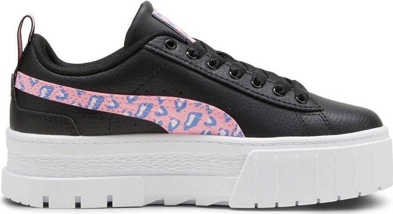 PUMA Youth Mayze Wild - Sneakers - PUMA Black Pink Lilac - Leer