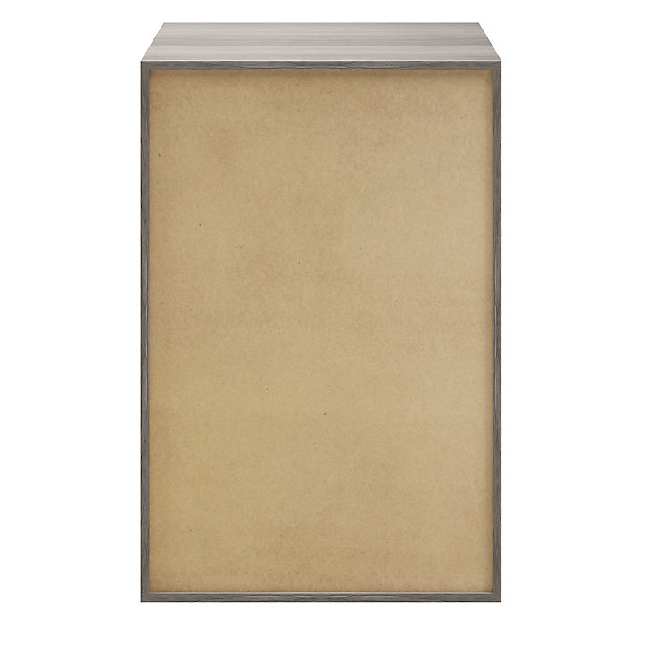 Caisson effet chêne grisé GoodHome Atomia H. 112,5 x L. 75 x P. 58 cm