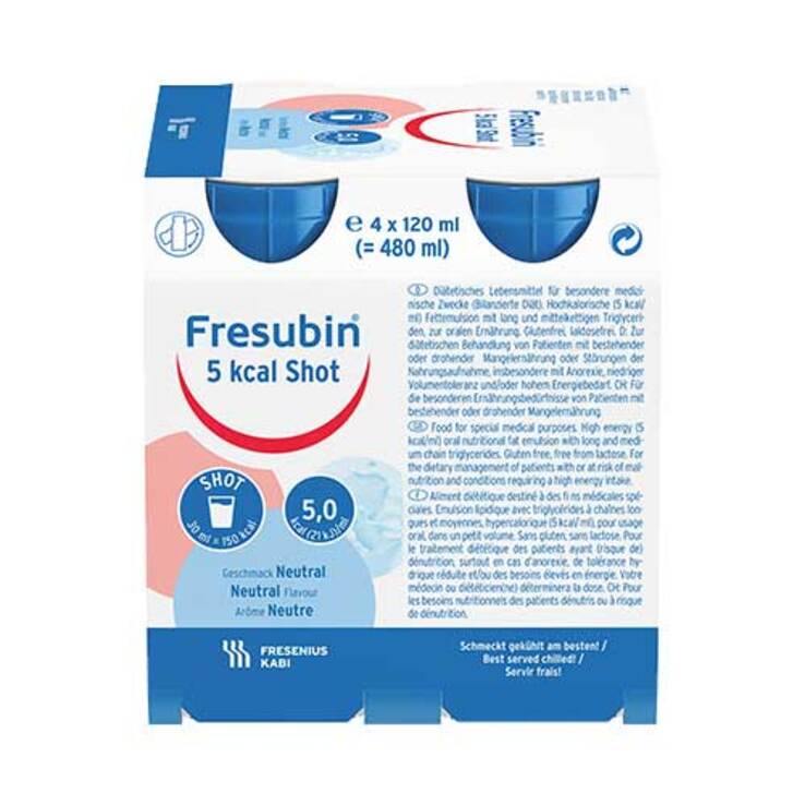 Fresubin 5 kcal SHOT Neutral Lösung, 24X120 ml