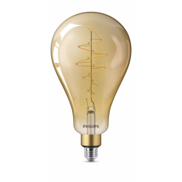 Philips LED Giant peer E27 40W filament goud dimbaar