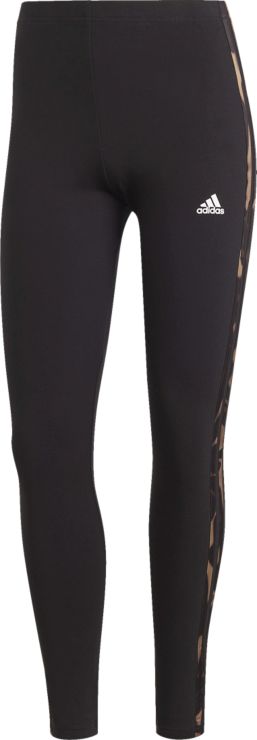Adidas SportswearVibrant Print 3-Streifen Cotton Leggings - schwarz
