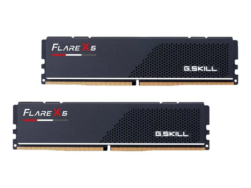 G.Skill Flare X5 - DDR5 - sæt - 32 GB: 2 x 16 GB - DIMM 288-PIN lav profil - 6000 MT/s / PC5-48000 - CL28 - 1.4 V - ikke bufferet - ikke-ECC - mat sort