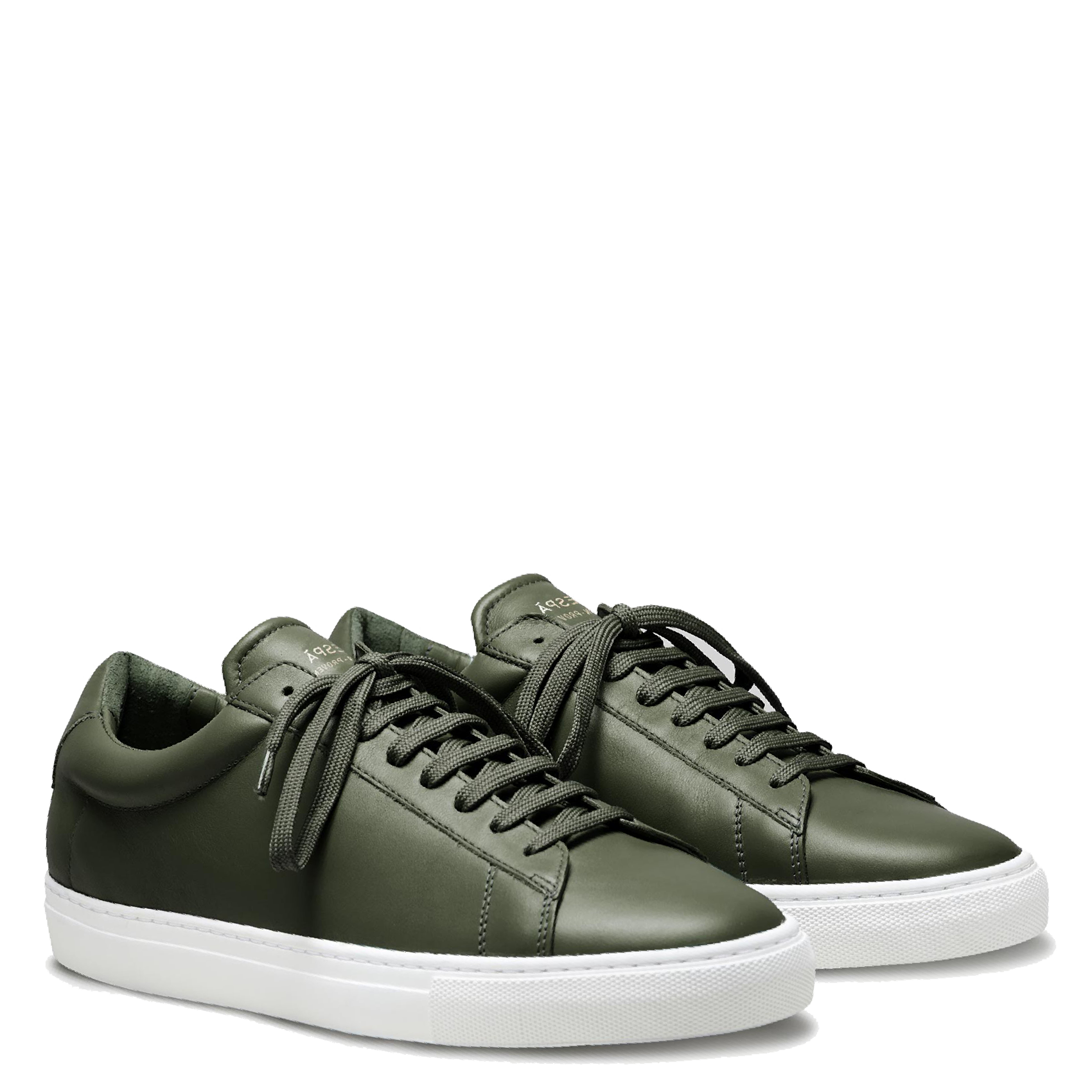 Baskets basses en cuir | Vert