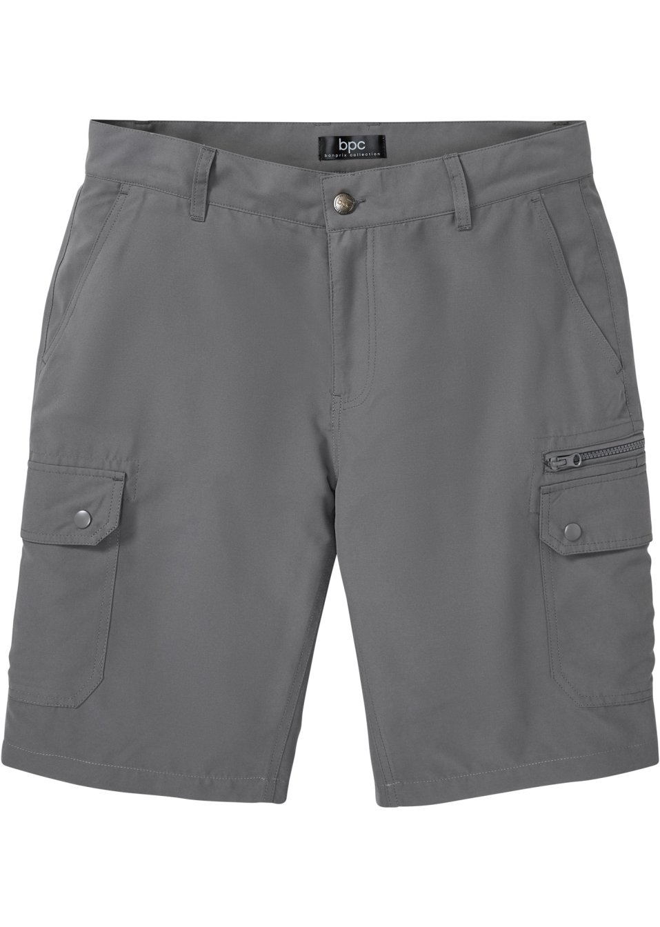 Bermuda cargo microfibre confort pour le ventre, Regular Fit