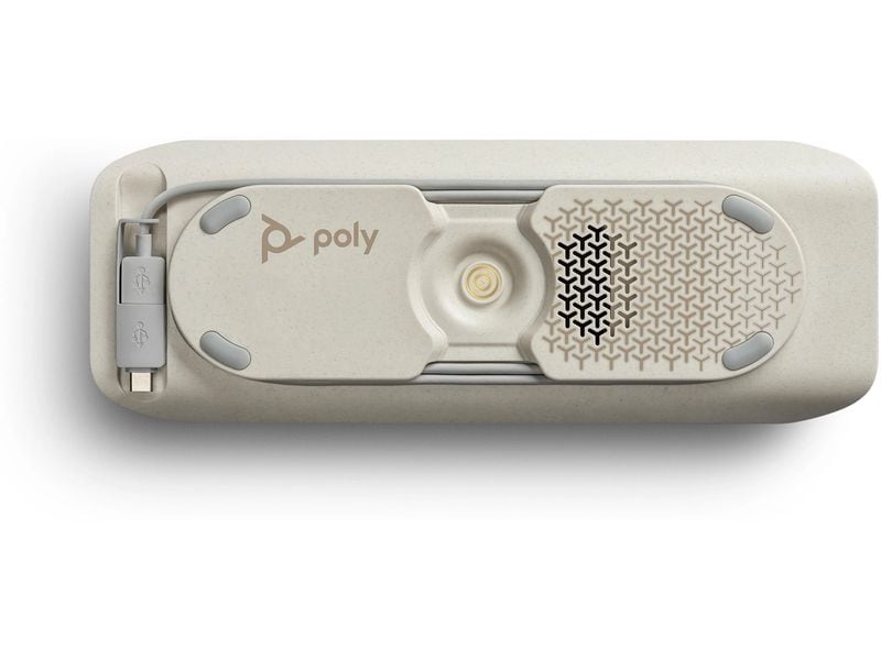 HP Speakerphone Poly SYNC 40 MS inkl. BT600 Persönlicher, Intelligenter Konferenzlautsprecher mit USB/Bluetooth