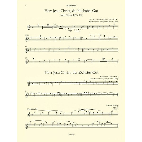 Bärenreiter Organ Plus One Communion