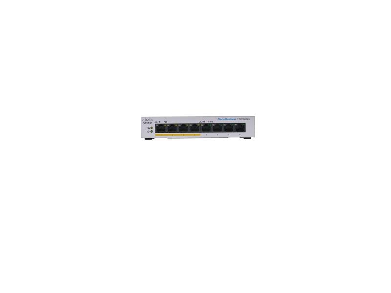 Cisco PoE Switch CBS110-8PP-D-EU 8 Port Unmanaged Switches der Cisco Business 110-Serie