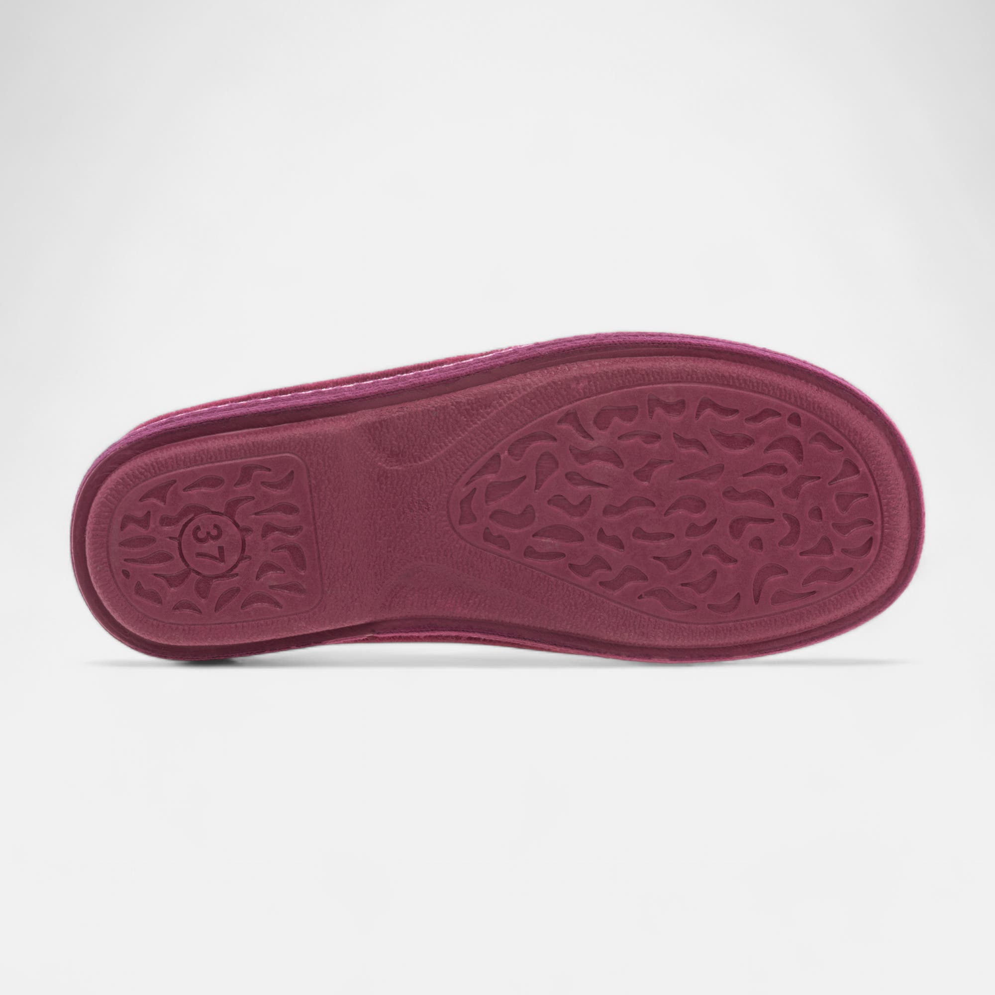 Pantoufles mules Femme bordeaux