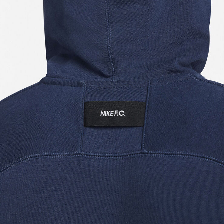 Nike F.c. Fleece Haettetroje Blå