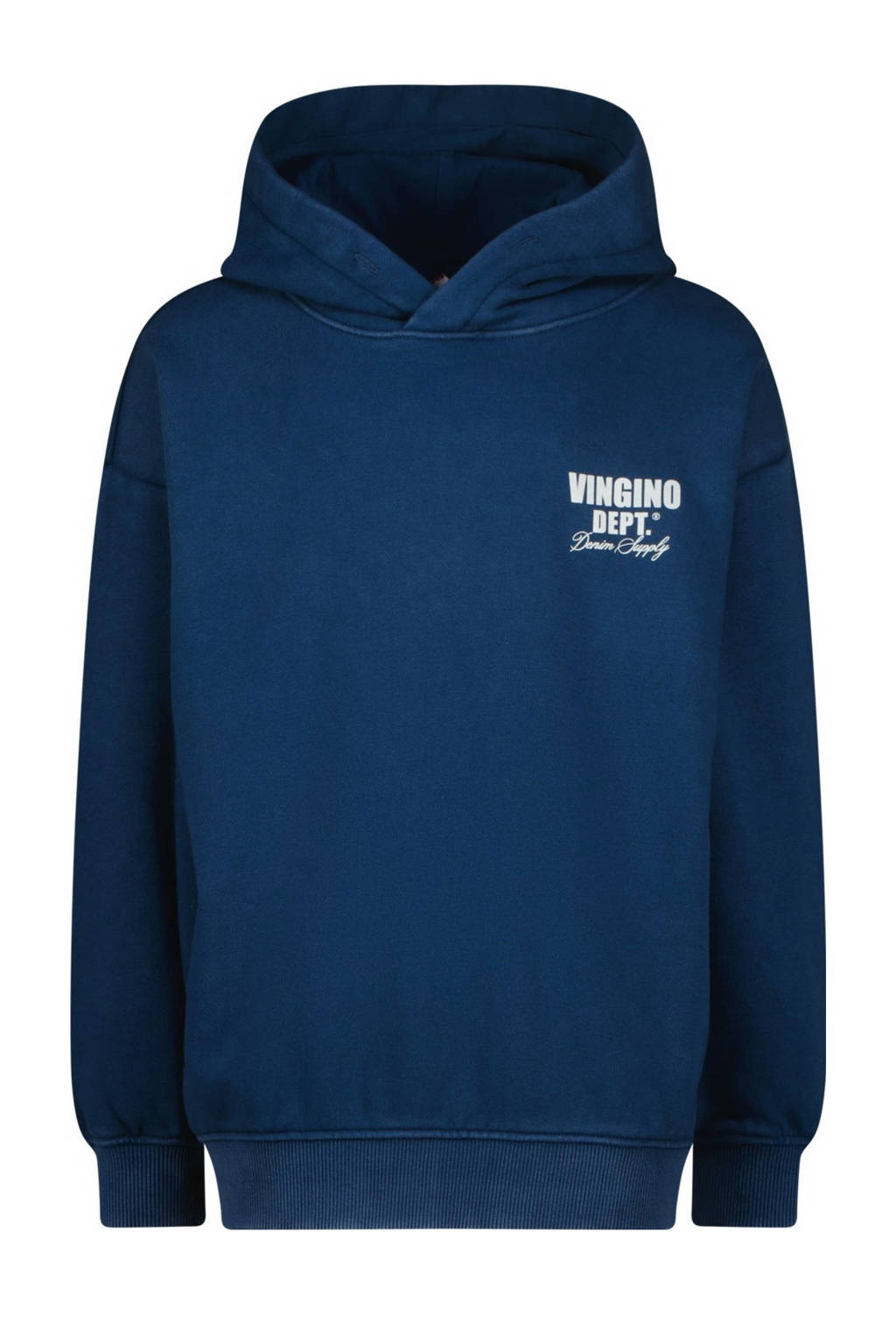 Vingino hoodie Nashed met printopdruk donkerblauw