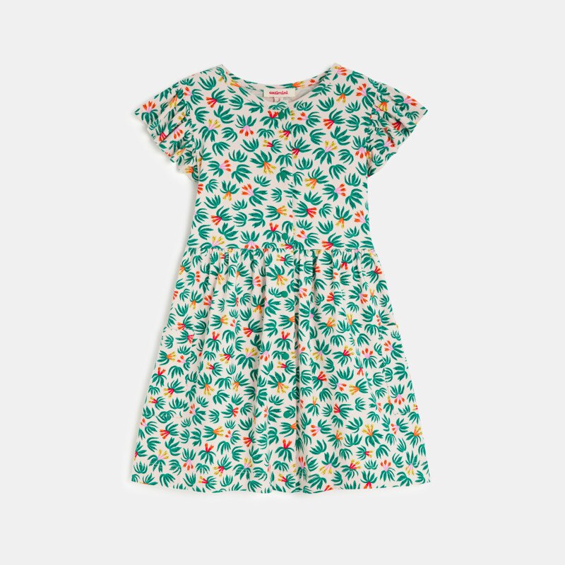 Robe bébé fille imprimés tropicaux rose Catimini Rose