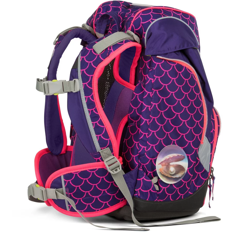 Ergobag Pack LUMI - Schulrucksack Set 6tlg. Bärmuda Viereck (2021)