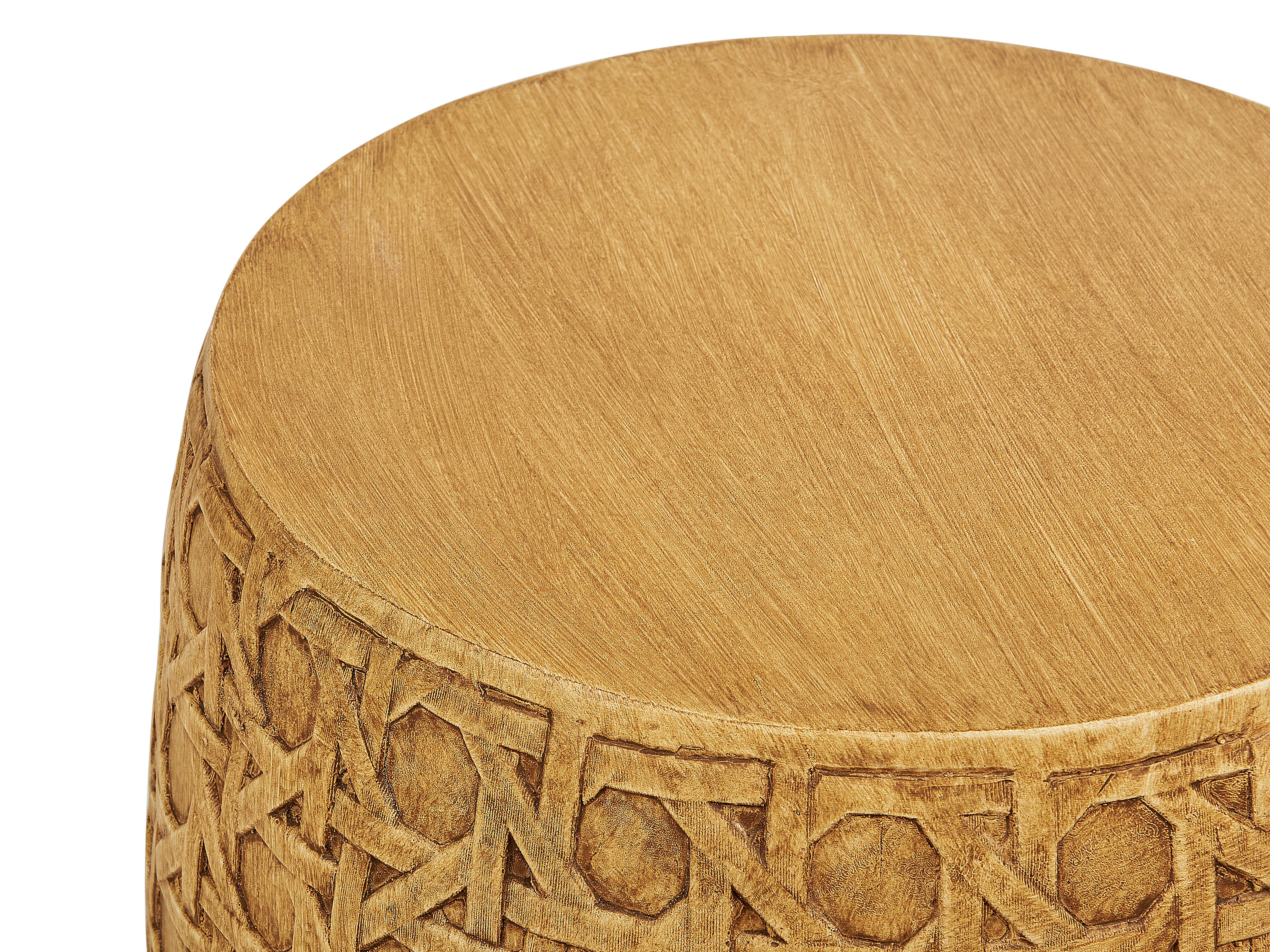Bijzettafel SADOLE 32 cm 32 cm Natuurlijk