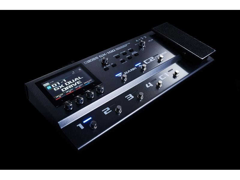 BOSS Effektgerät GX-100 Gitarreneffektprozessor mit neuen Farben für Ihren Sound