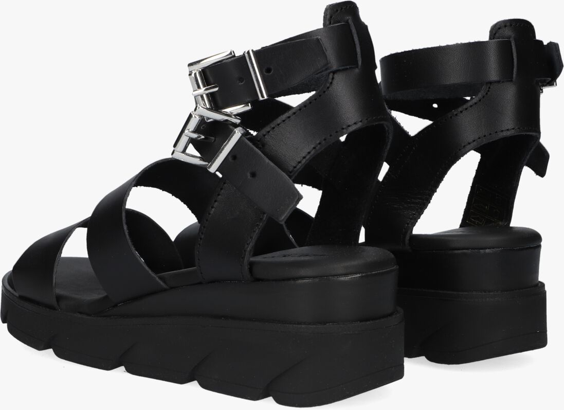 RED-RAG zwarte red-rag sandalen 79384