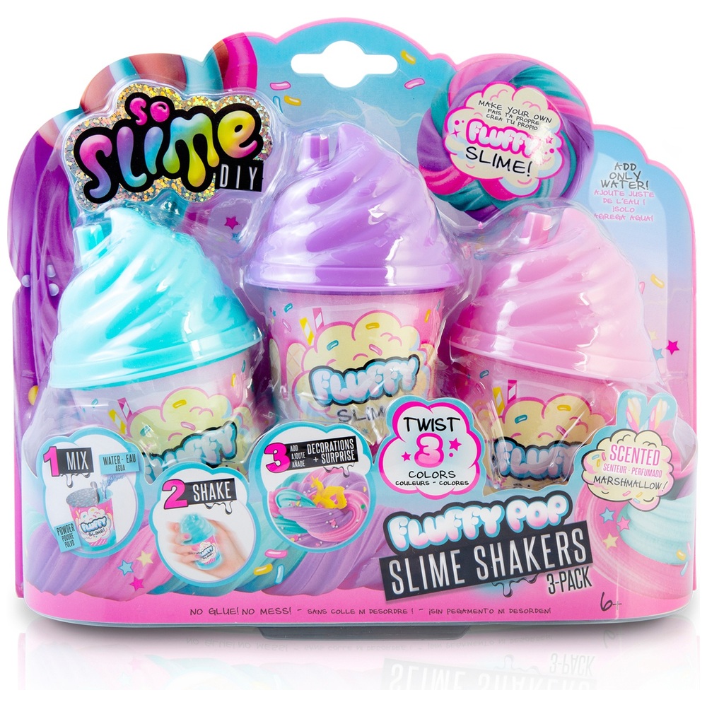 So Slime DIY FluffyPop Slime Shaker 3er-Pack