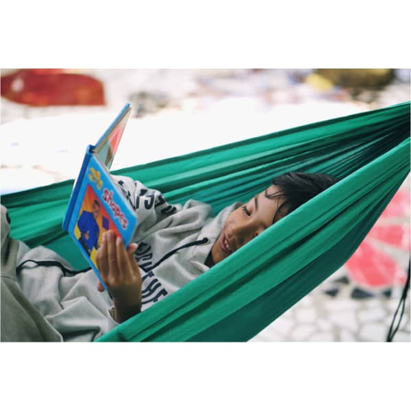 Hamac bivouac TICKET TO THE MOON MINI HAMMOCK SET EMERALD GREEN/GREEN