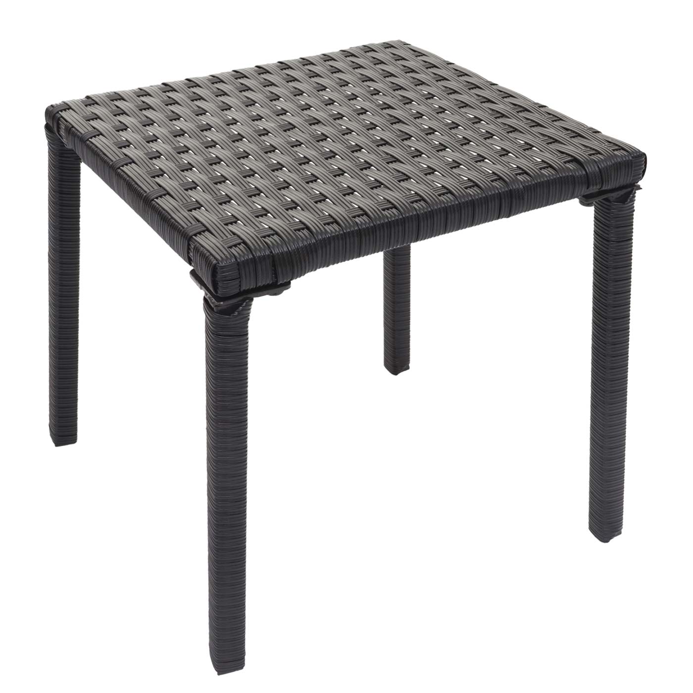 2er-Set Sonnenliege MCW-E27, Relaxliege Gartenliege, Poly-Rattan ~ schwarz, Kissen creme-beige