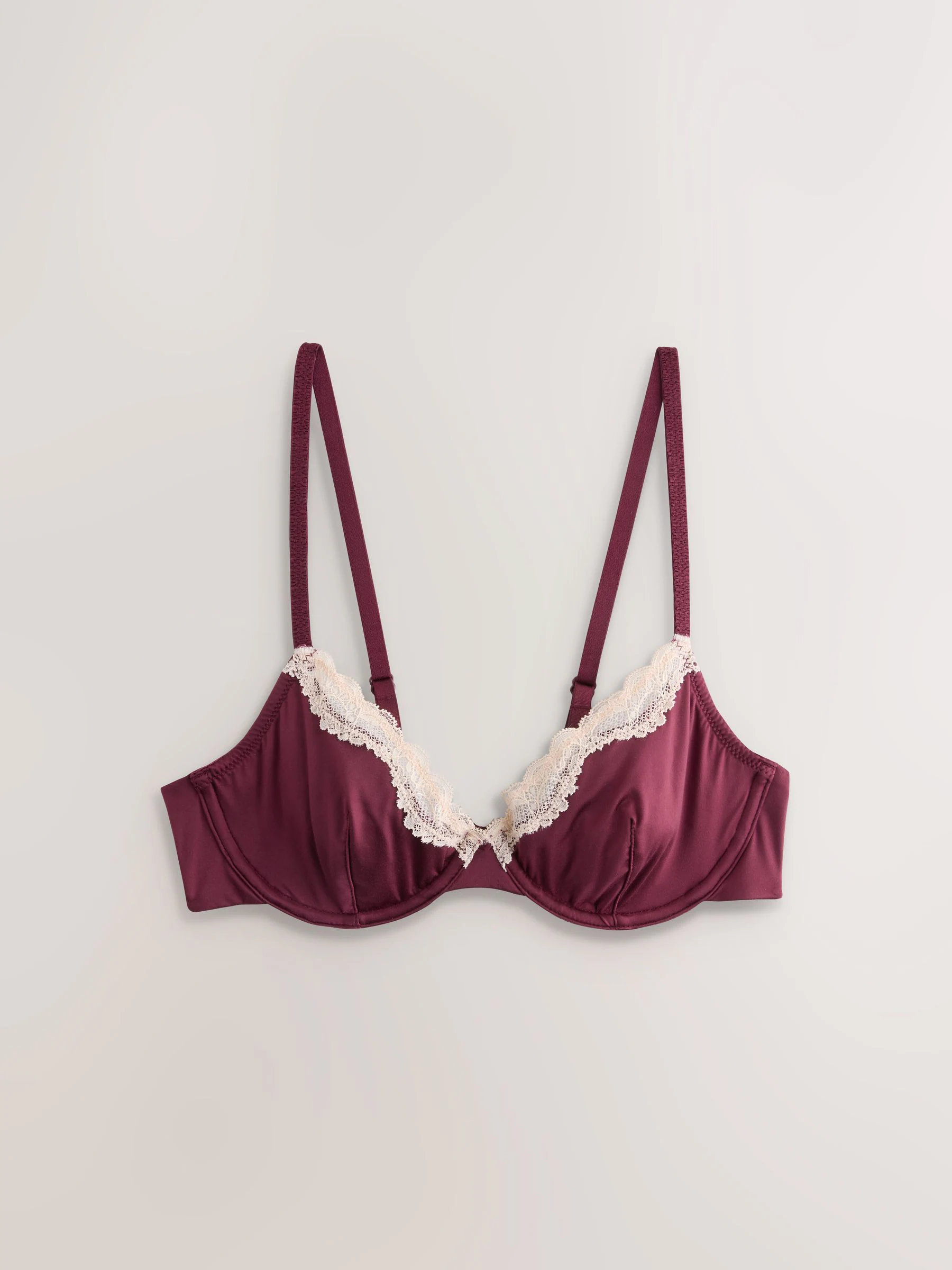 Plum/Green - High Shine Bra