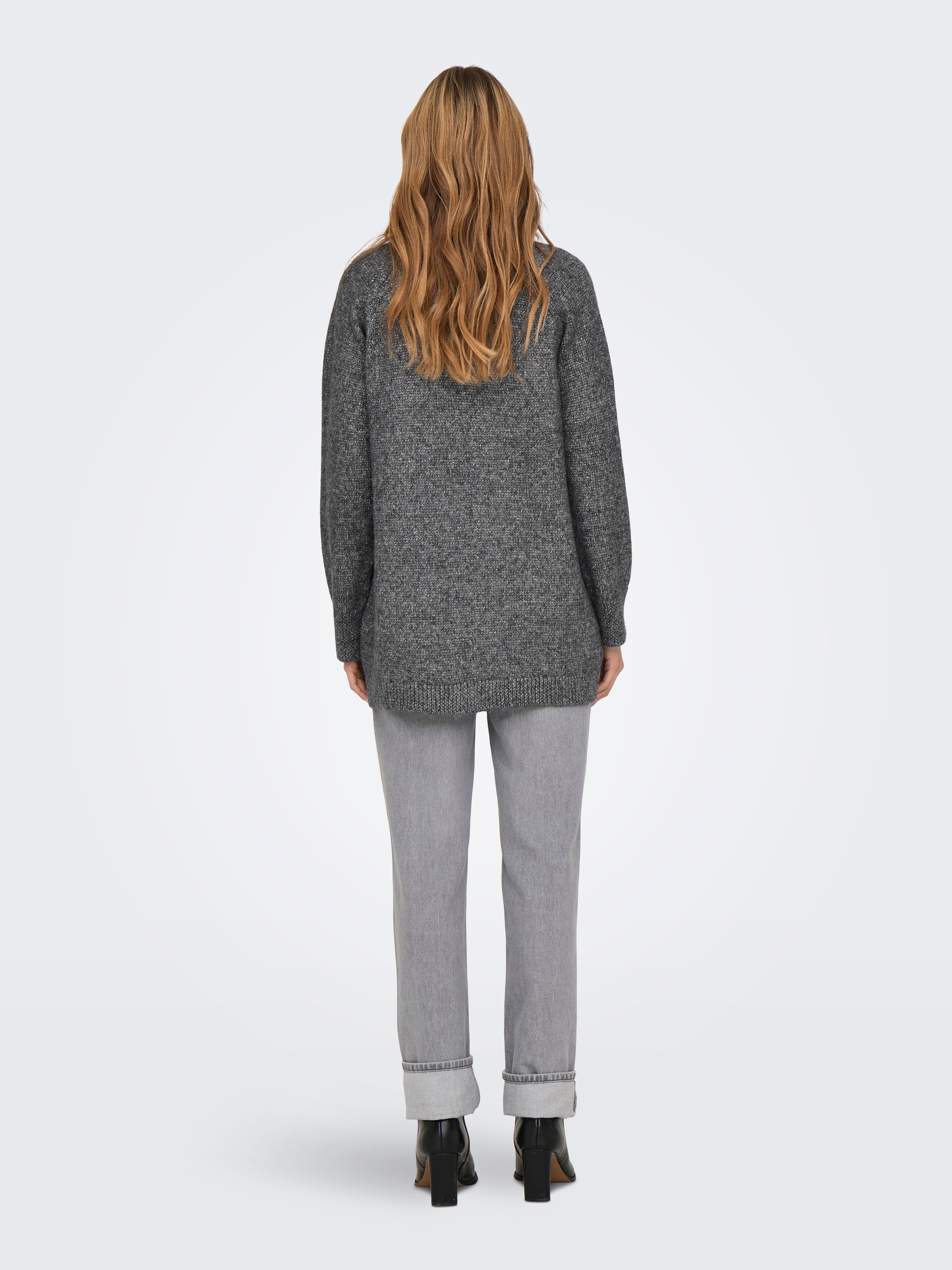 ONLBENIN Strickjacke Dark Grey Melange