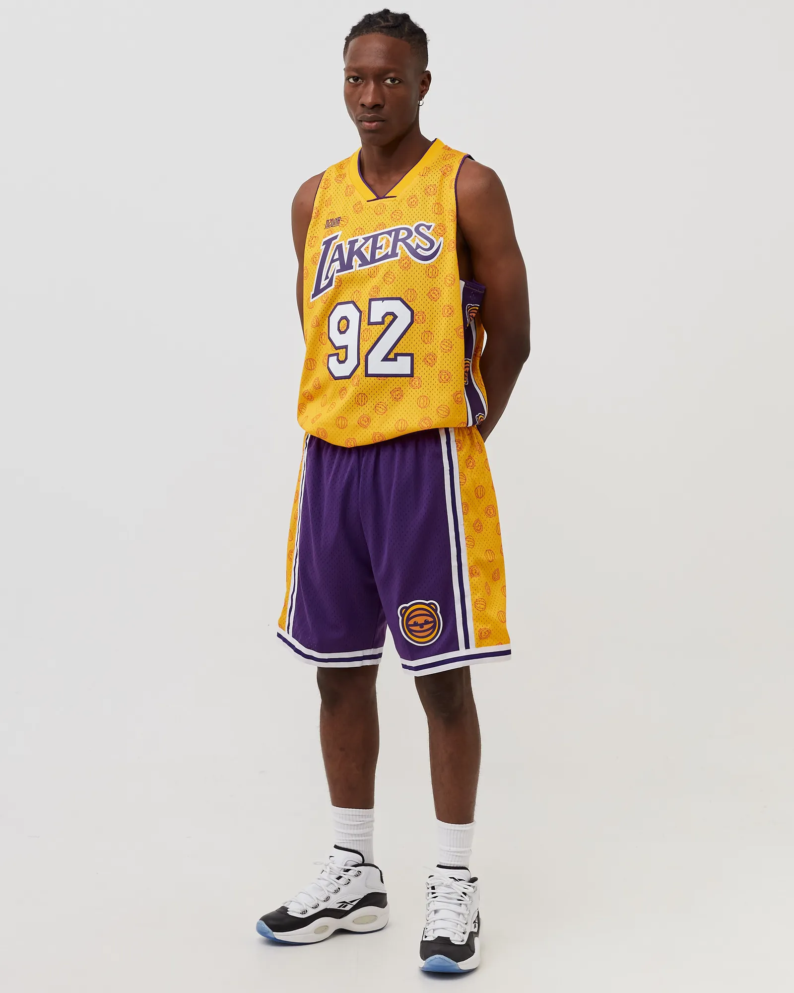 Mitchell & Ness OZUNA X MN NBA Los Angeles Lakers SWINGMAN SHORTS
