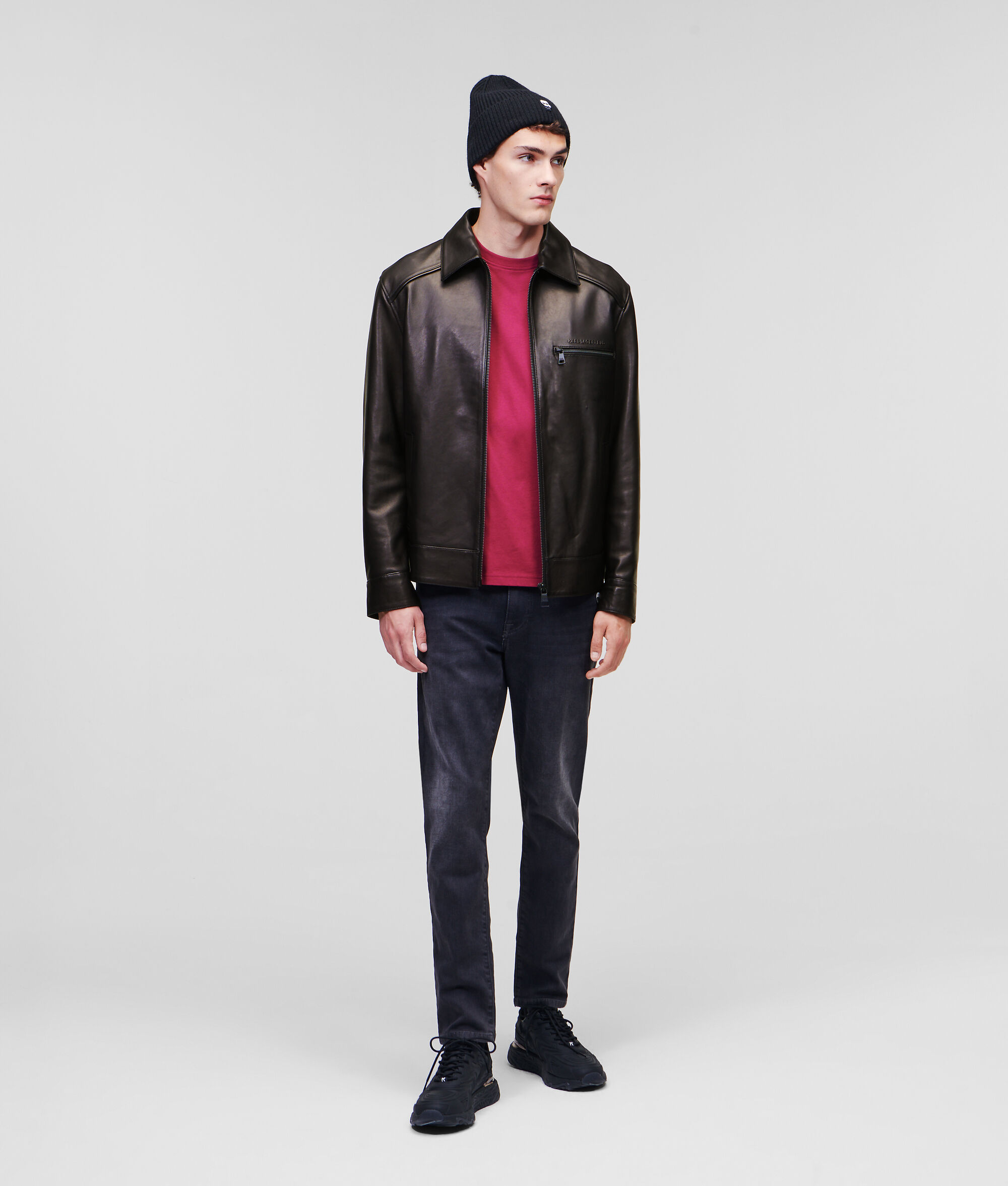 BLOUSON EN CUIR