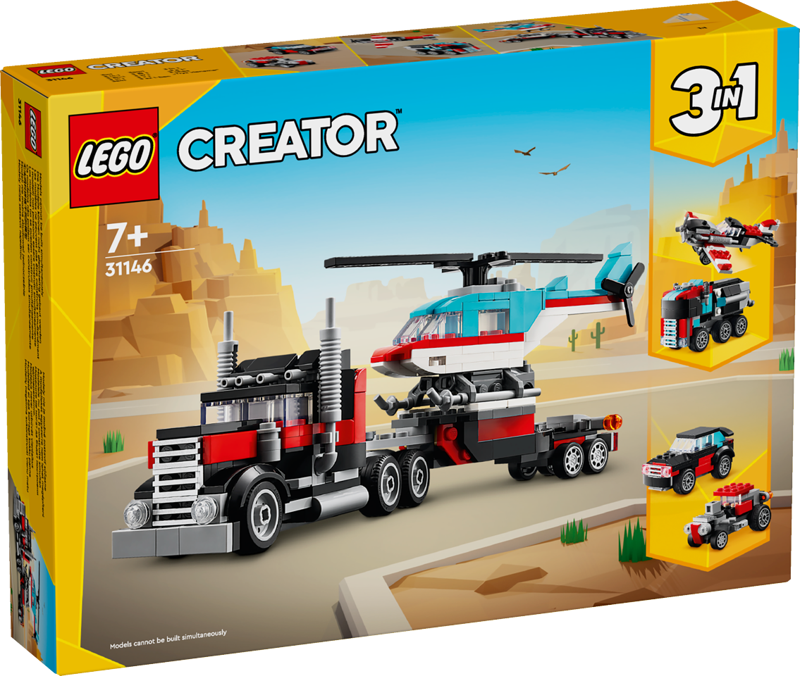 LEGO Creator - Blokvogn med helikopter (31146)