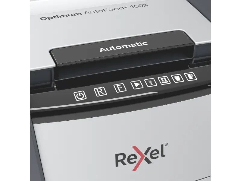 Makulator Rexel Optimum AutoFeed  150X krydsmakulering 4x28 mm (P-4)