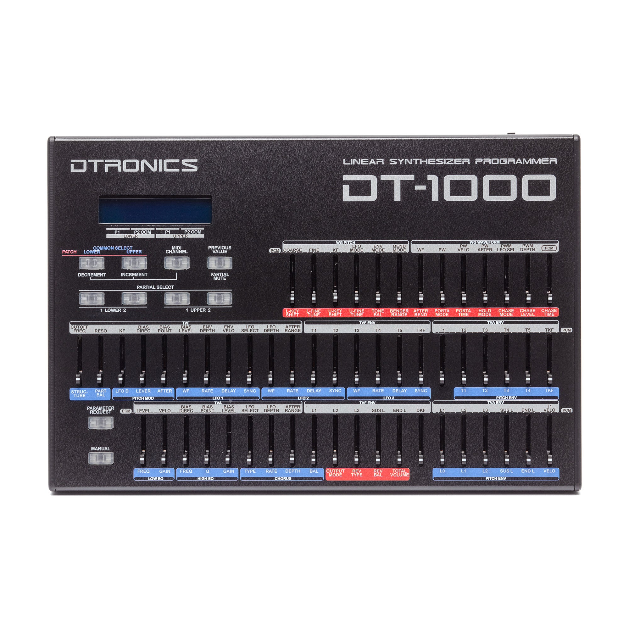 Dtronics DT-1000 programmer voor Roland D-05, D-50, D-550