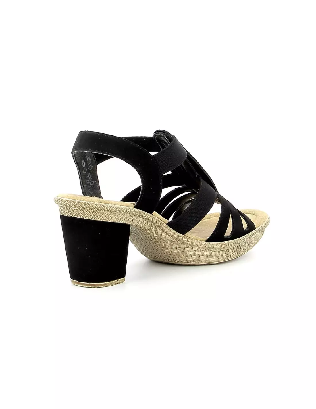 RIEKER 66526-00 - Sandales & nu-pieds Noir