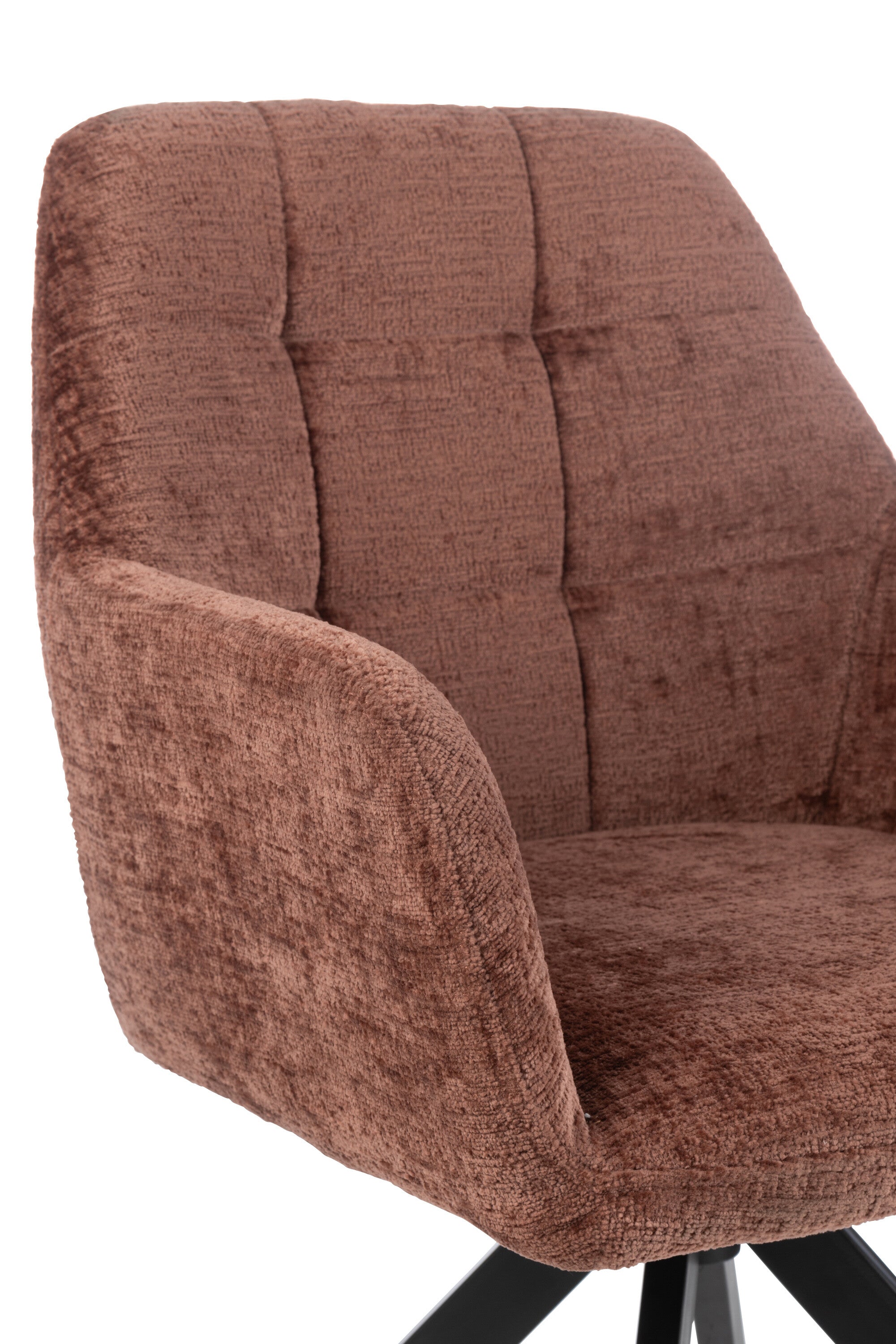 J-Line stoel Louna - ijzer|acryl - bruin