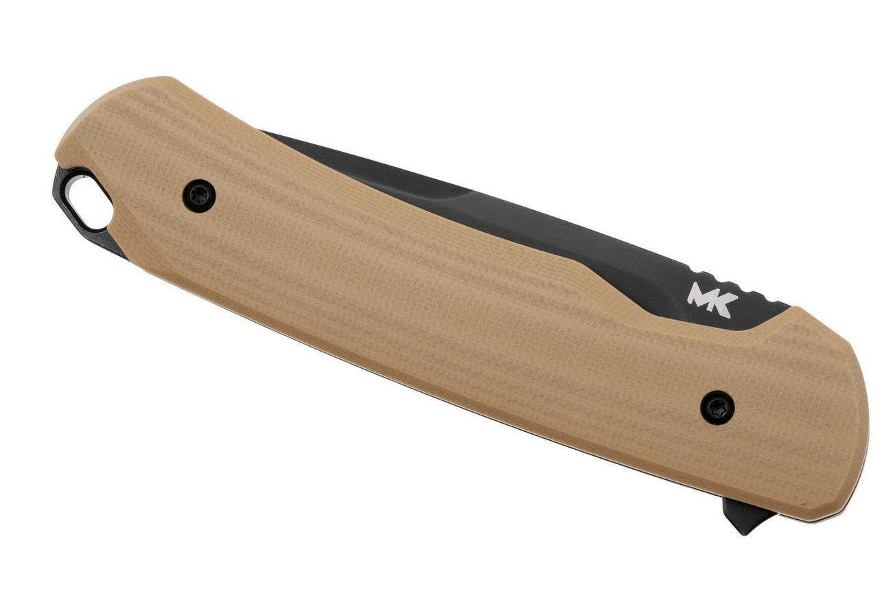 MK Knives & Tools Humbler Clay 02F.BP005, Black CPM MagnaCut, Coyote G10, Knivesandtools Exclusive zakmes