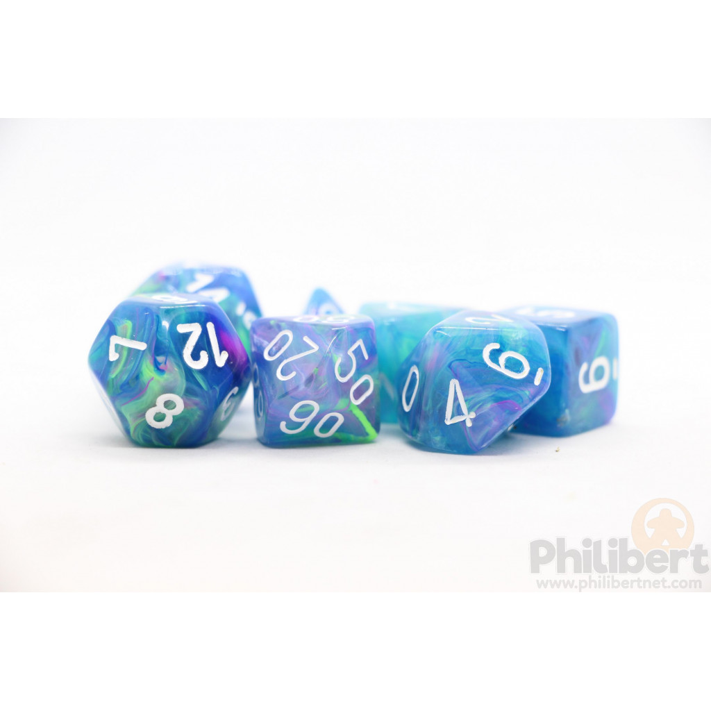 Set de 7 Dés JDR Chessex : Festive
