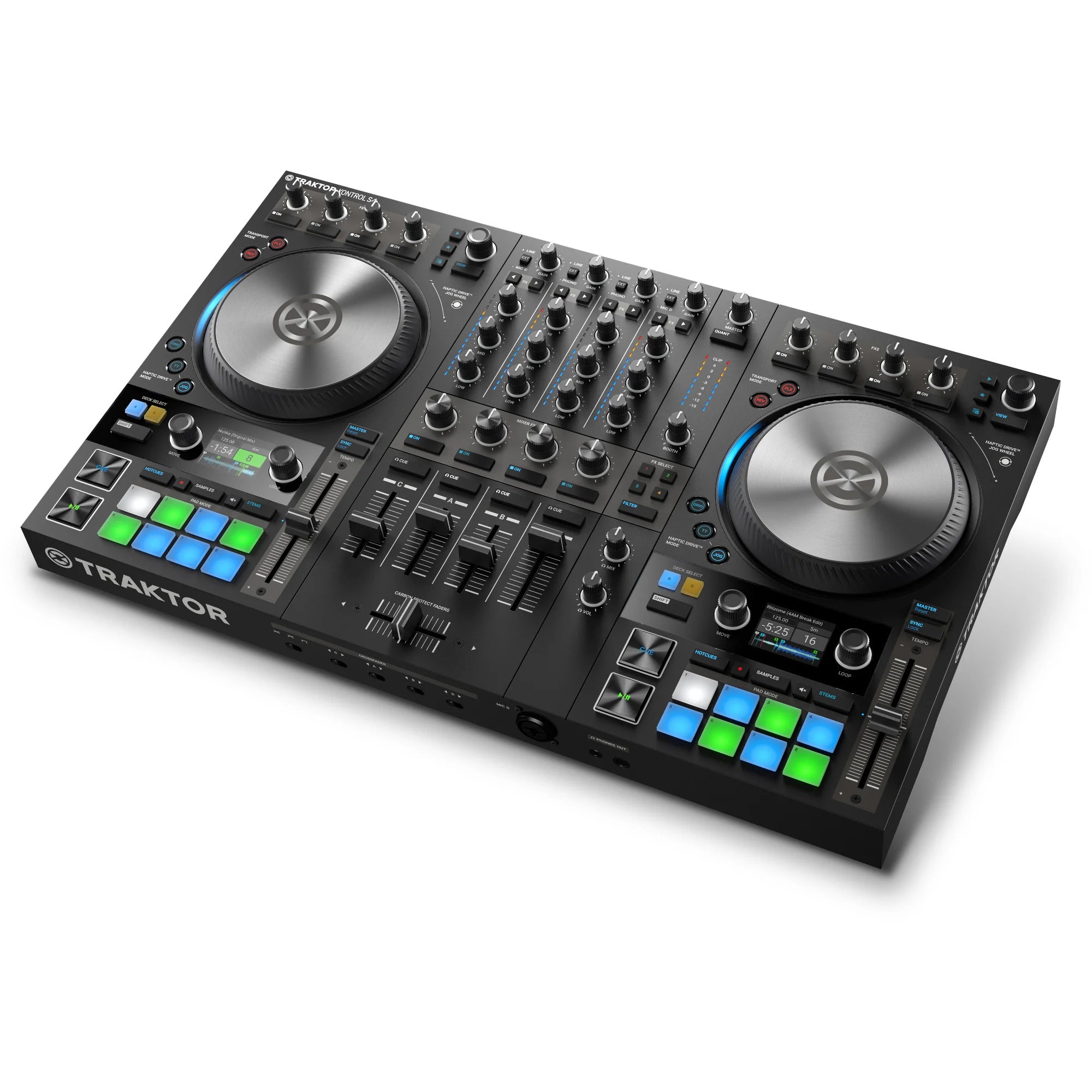 Native Instruments Traktor Kontrol S4 MK3 + UDG Ultimate Backpack zwart/oranje