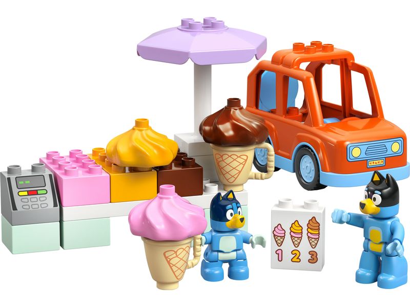 LEGO® DUPLO® Ausflug zur Eisdiele mit Bluey 10458 Bluey-Set für Kleinkinder