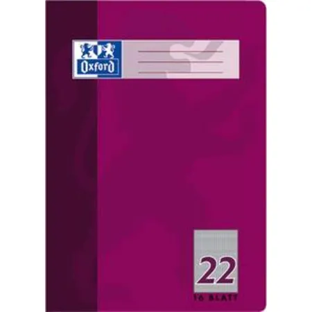 Oxford Schulheft A4, kariert, Lineatur 22, 16 Blatt, SCRIBZEE®, Optik Paper®