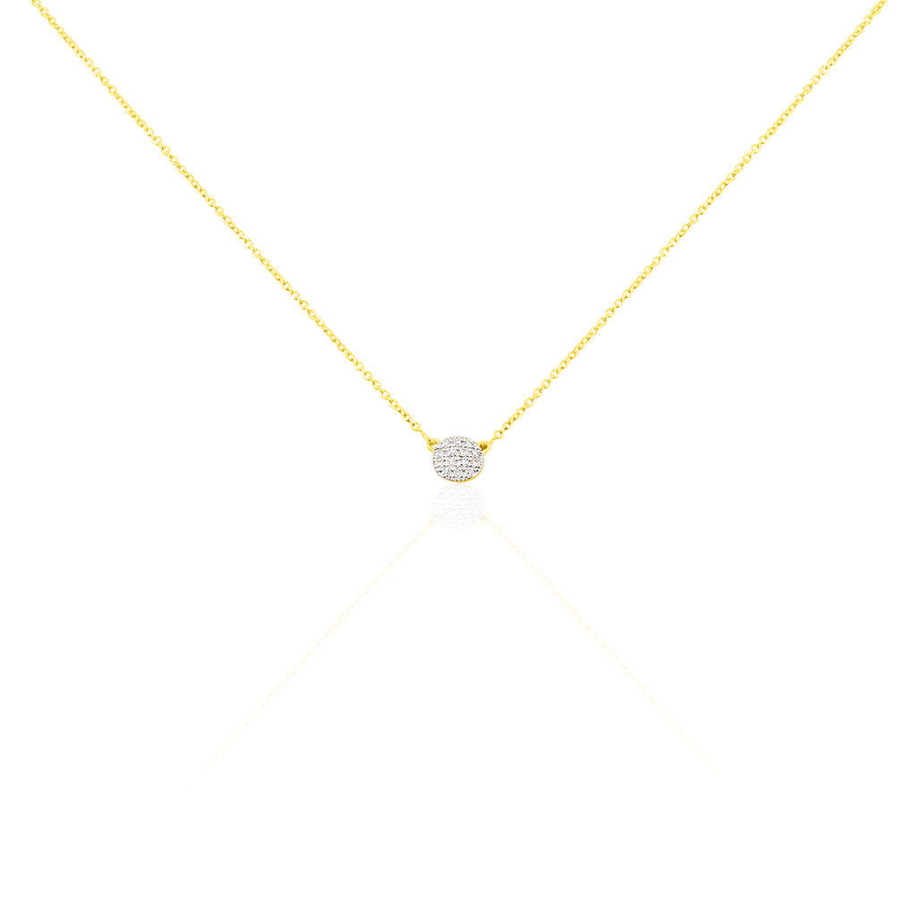 Collier Teani Or Jaune Diamant