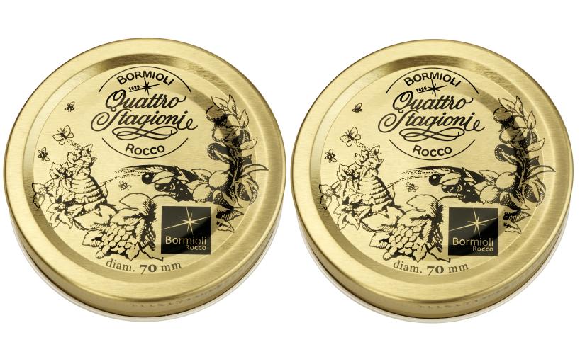 Deckel für Einmachglas Quattro Stagioni 7 cm 2 StückDeckel Set für Einmachgläser