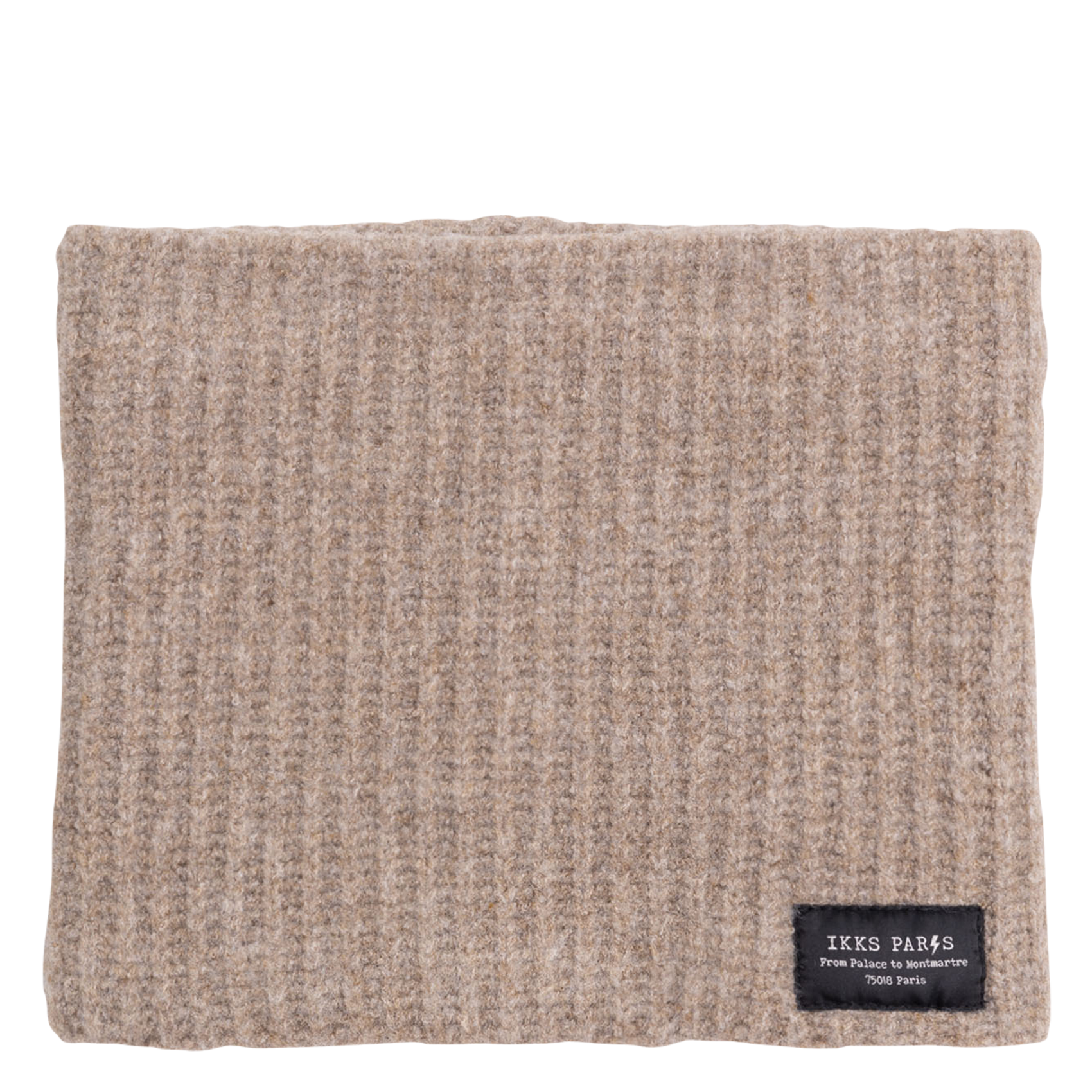 Snood en maille tricotée | Marron