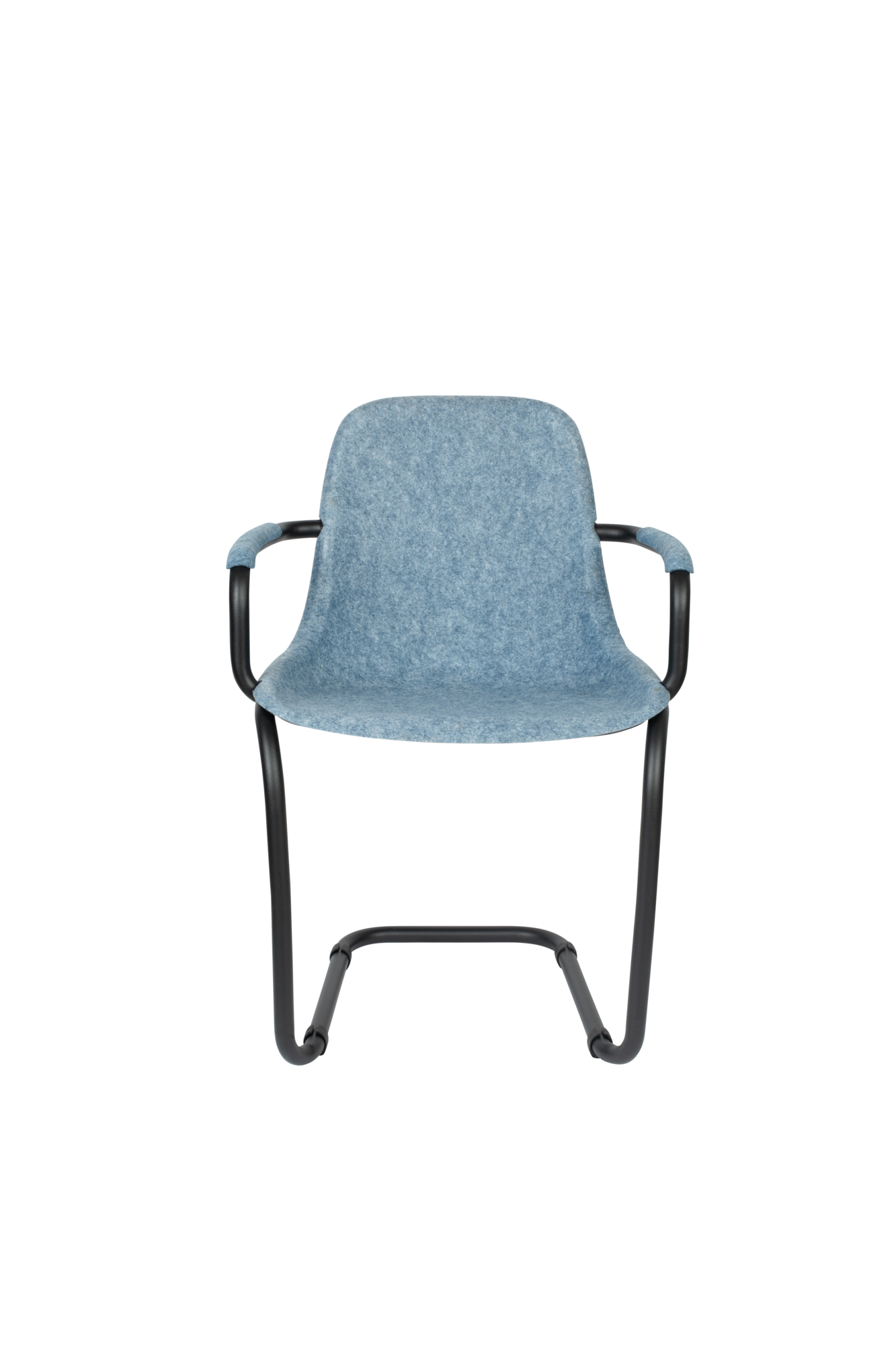 Eetkamerstoel Thirsty met armleuning blauw - set van 2