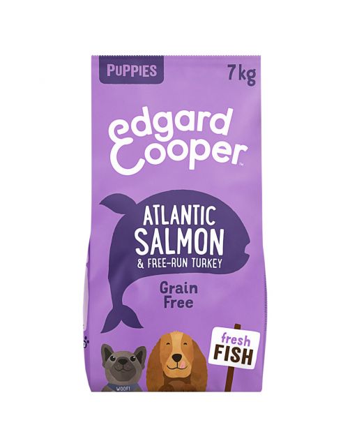 Edgard&Cooper Puppy Graanvrij Zalm&Kalkoen - Hondenvoer